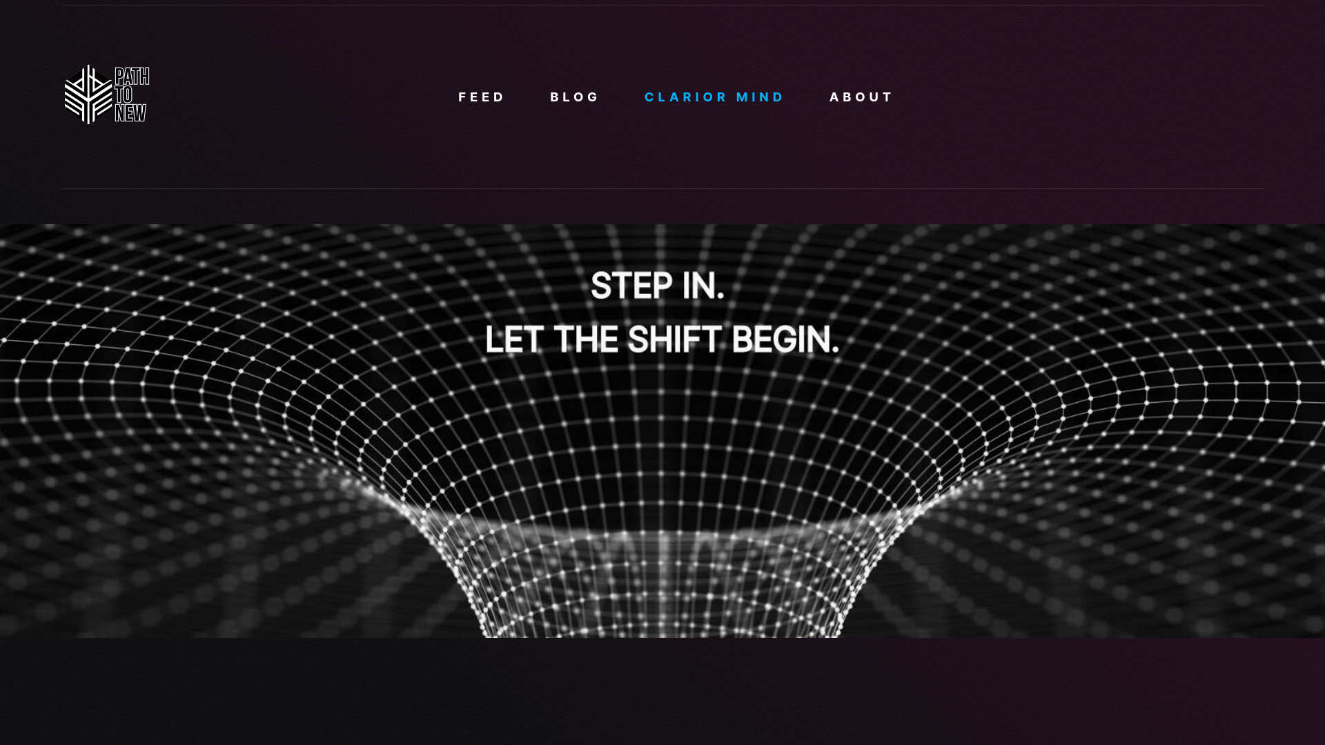 Clarior Mind Homepage