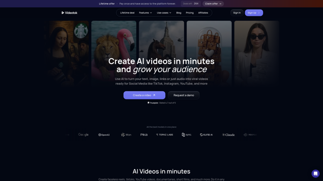 screenshot of VideoTok