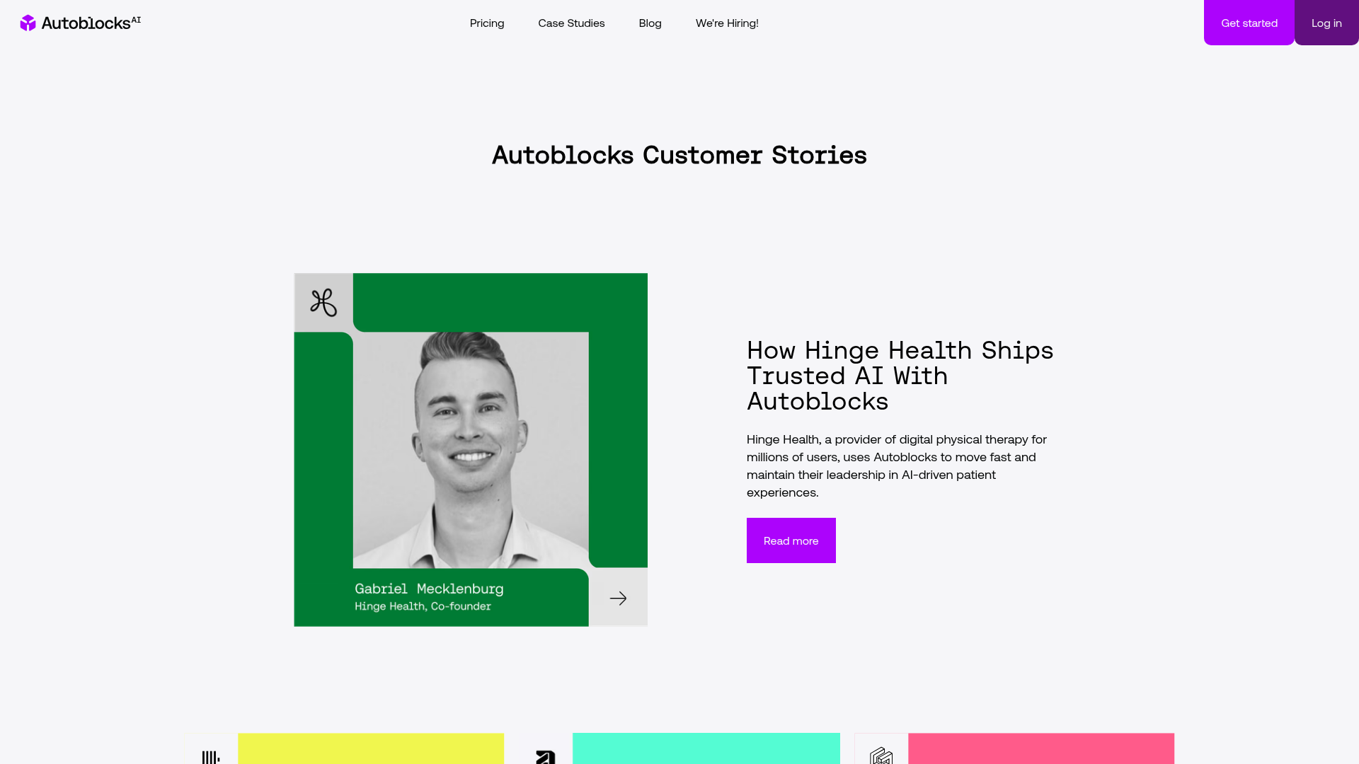 Études de cas d'Autoblocks