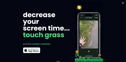 screenshot of TouchGrass