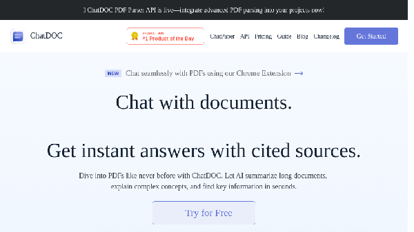 screenshot of ChatDOC