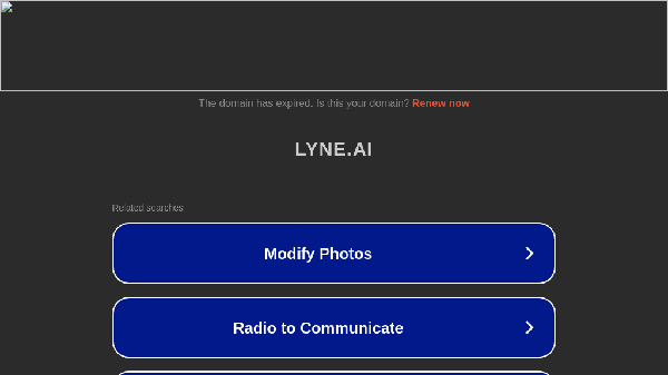 screenshot of Lyne.ai