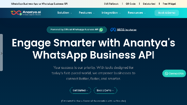 screenshot of Anantya.ai