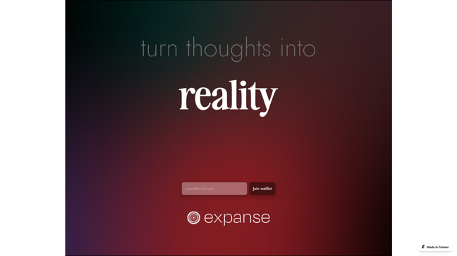 screenshot of MyFramerSite