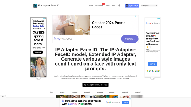 screenshot of IP Adapter Face ID