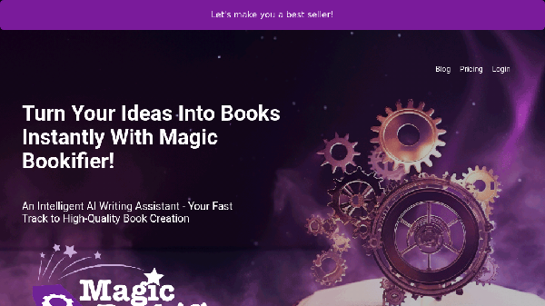 screenshot of Magic Bookifier