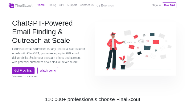 screenshot of FinalScout