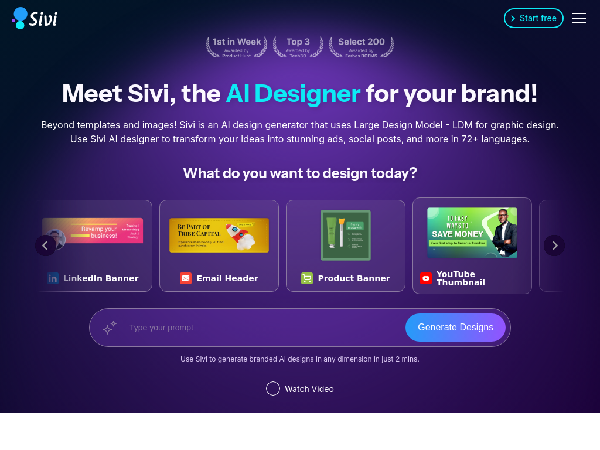 screenshot of Sivi