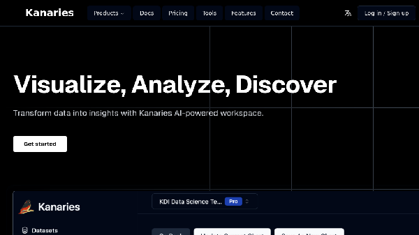 screenshot of Kanaries