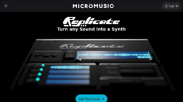 screenshot of MicroMusic