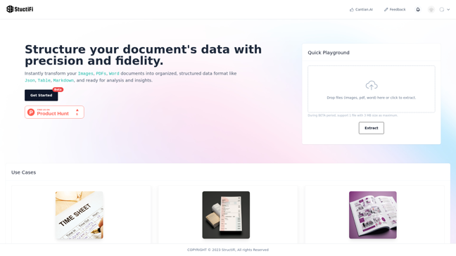 screenshot of StructiFi