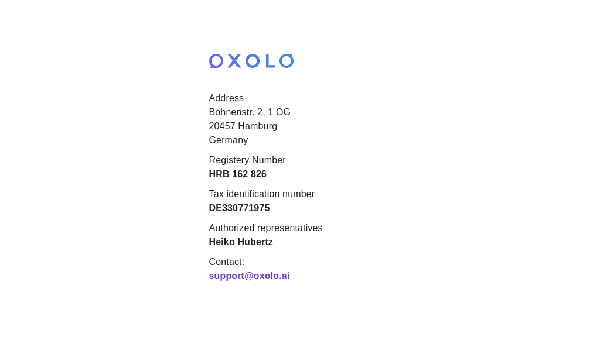 screenshot of Oxolo