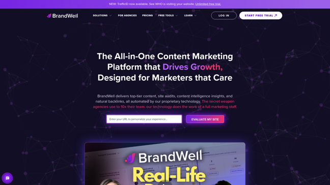 screenshot of BrandWell