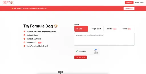 screenshot of Formula Dog