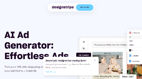 screenshot of Designstripe