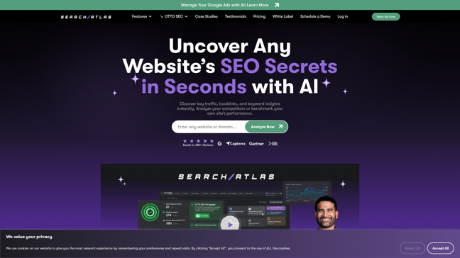 screenshot of SearchAtlas