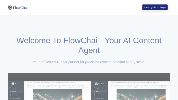 screenshot of FlowChai