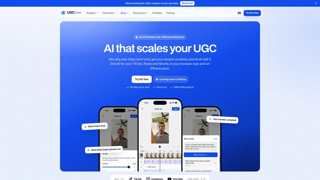 UGCLive - Main Image