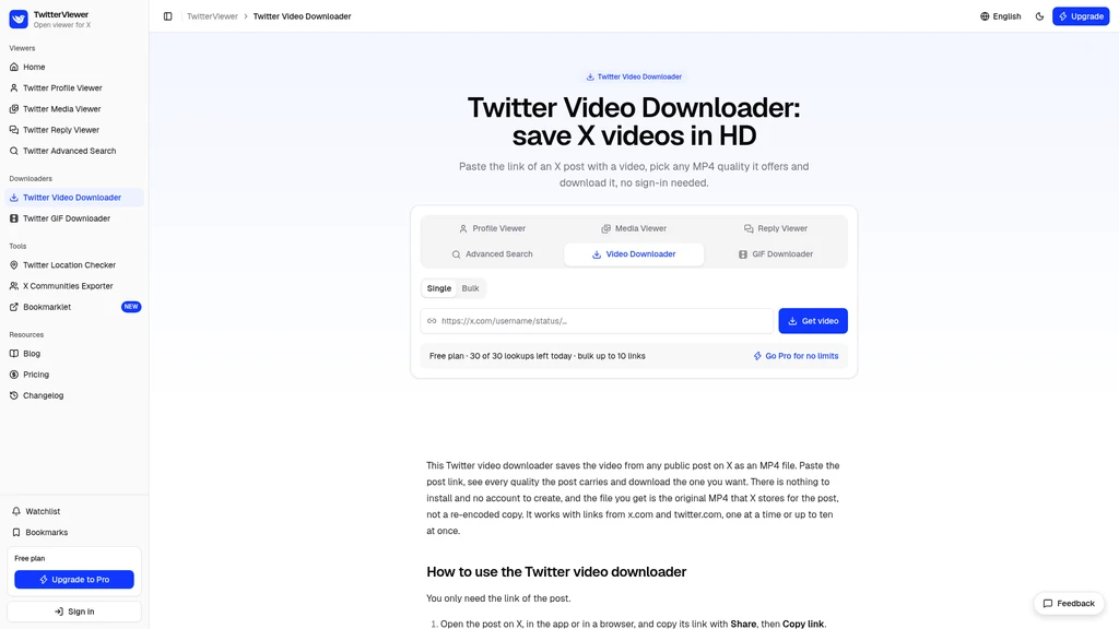 TwitterViewer - Screenshot 3
