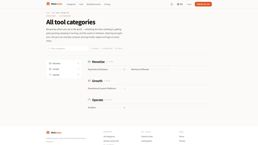 WebIndex - Screenshot 2