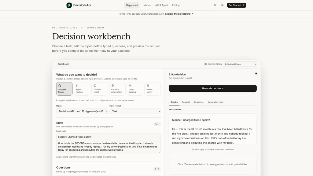 DecisionsApi - Screenshot 2