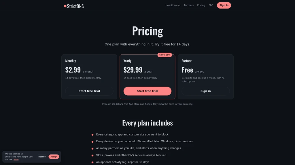 StrictDNS - Screenshot 2
