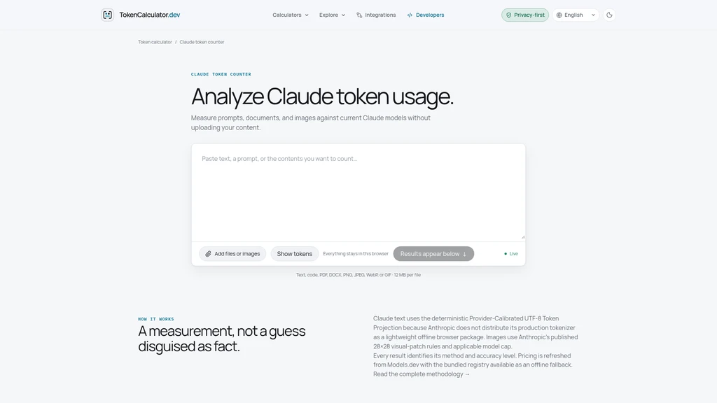 Token Calculator - Screenshot 4