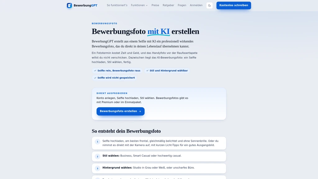 BewerbungGPT - Screenshot 4