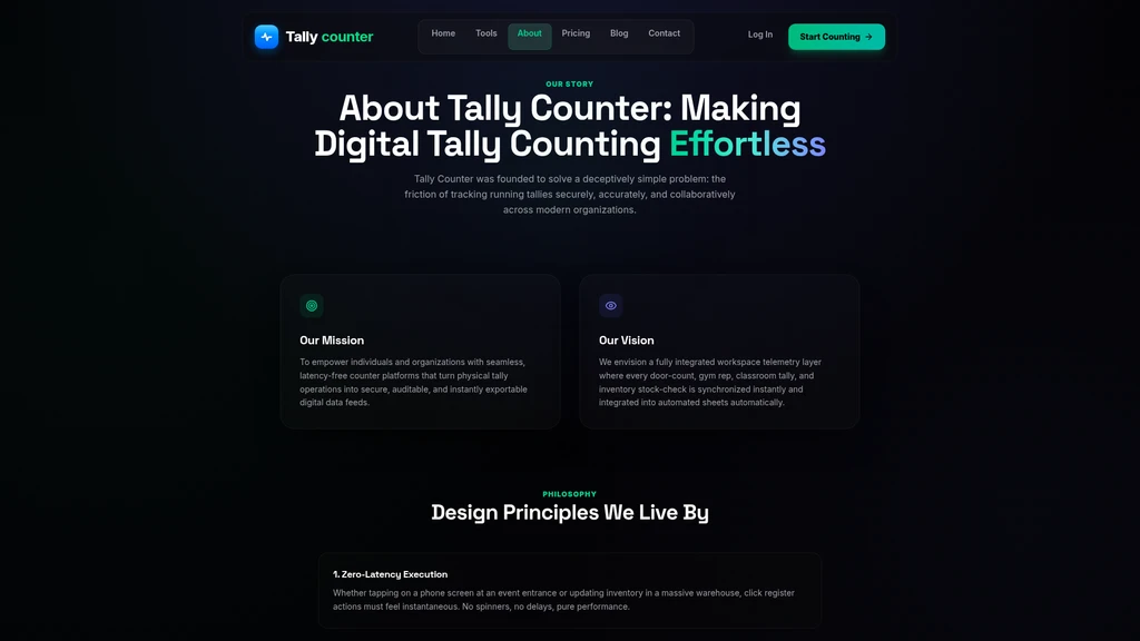 Tally Counter Web - Screenshot 3