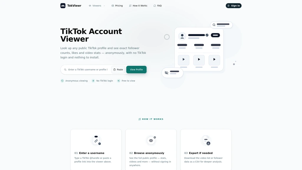 TokViewr - Screenshot 2