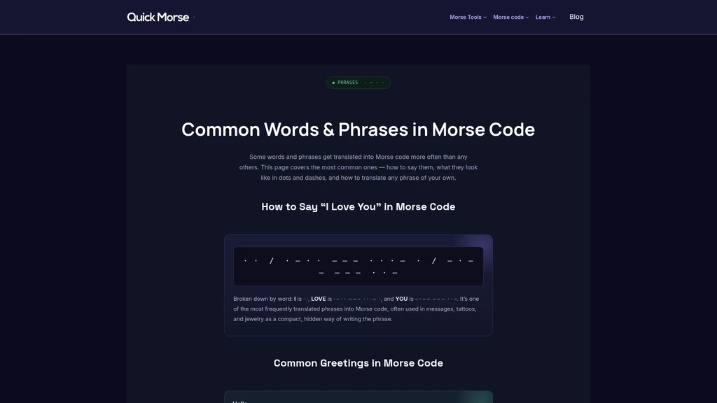 QuickMorse - Screenshot 4