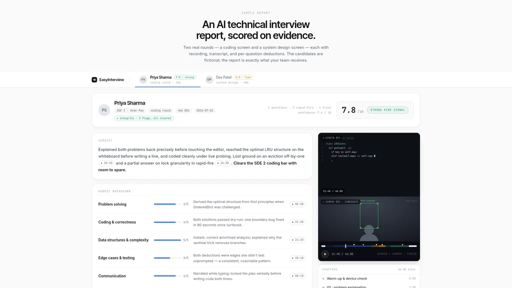 EasyInterview - Screenshot 2