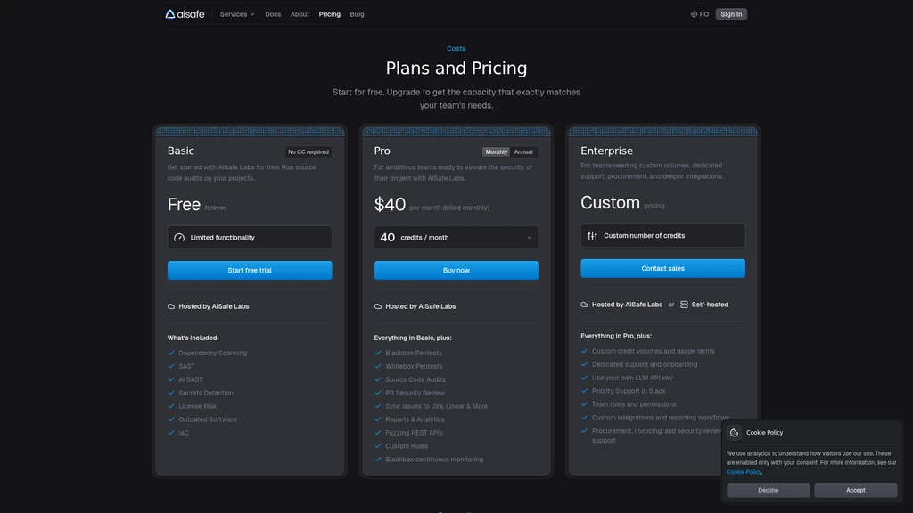 AISafe Labs AI Penetration Tester - Screenshot 2