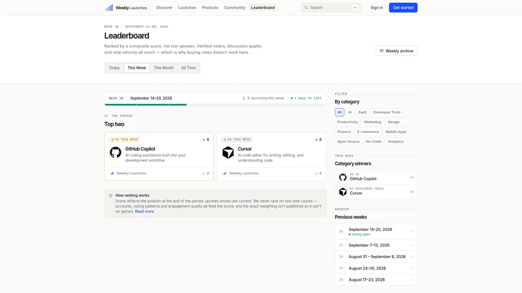 Weekly Launches - Screenshot 3