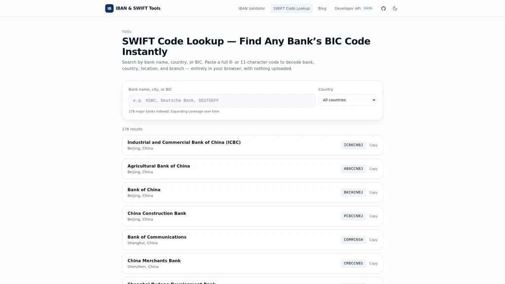 IBANtool - Screenshot 2