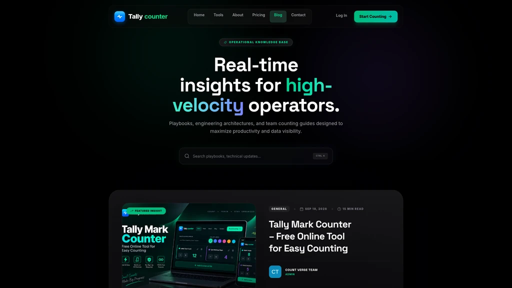 Tally Counter Web - Screenshot 4