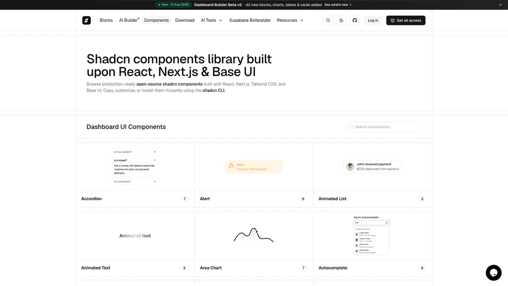 Shadcn Dashboard - Screenshot 4
