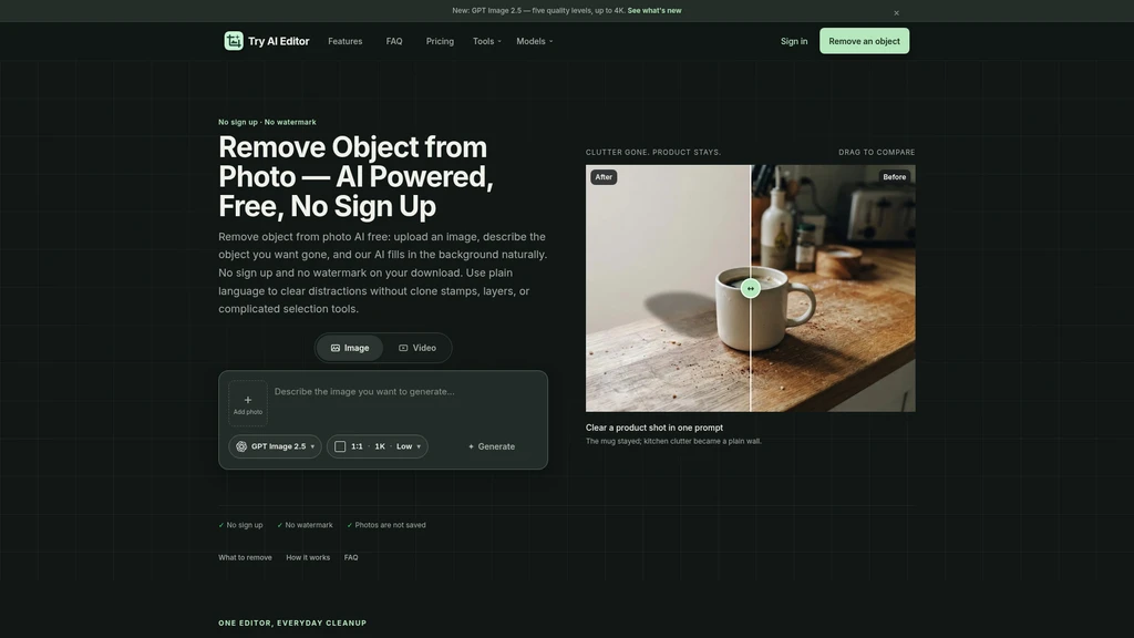 Try AI Editor - Screenshot 3