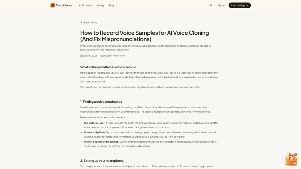 VoiceCloner - Screenshot 2