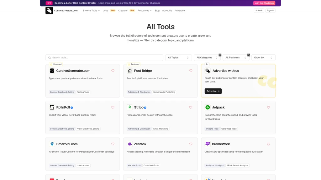 ContentCreators - Screenshot 2