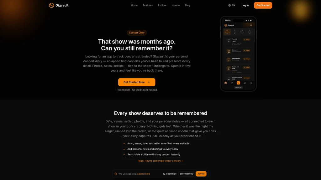 Gigvault - Screenshot 3