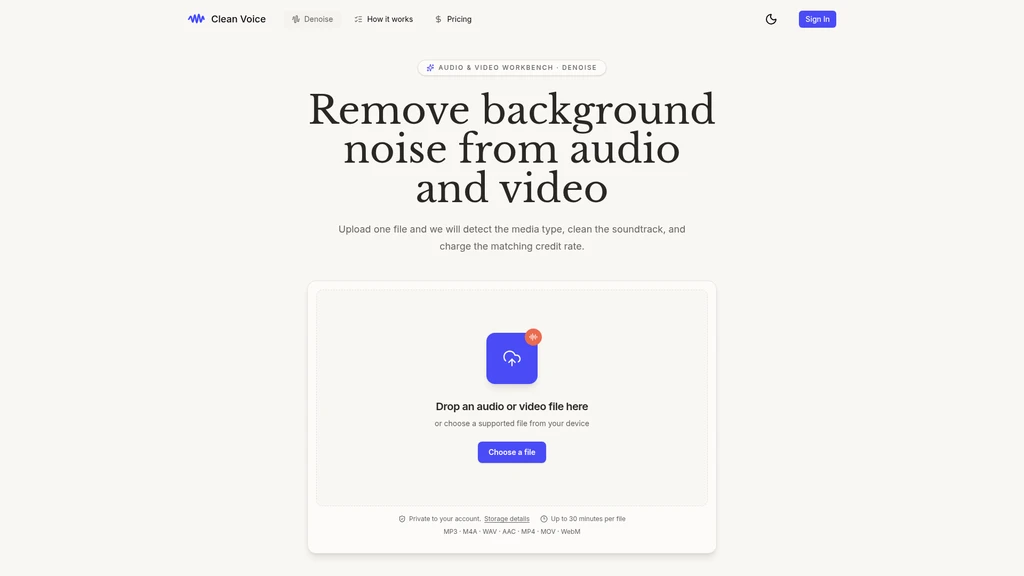 CleanVoice - Screenshot 2