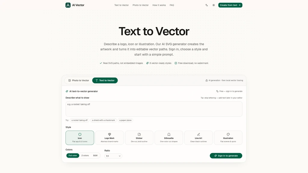 Aivector - Screenshot 2