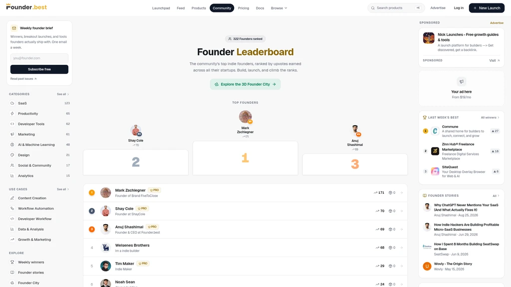 Founder.best - Screenshot 4