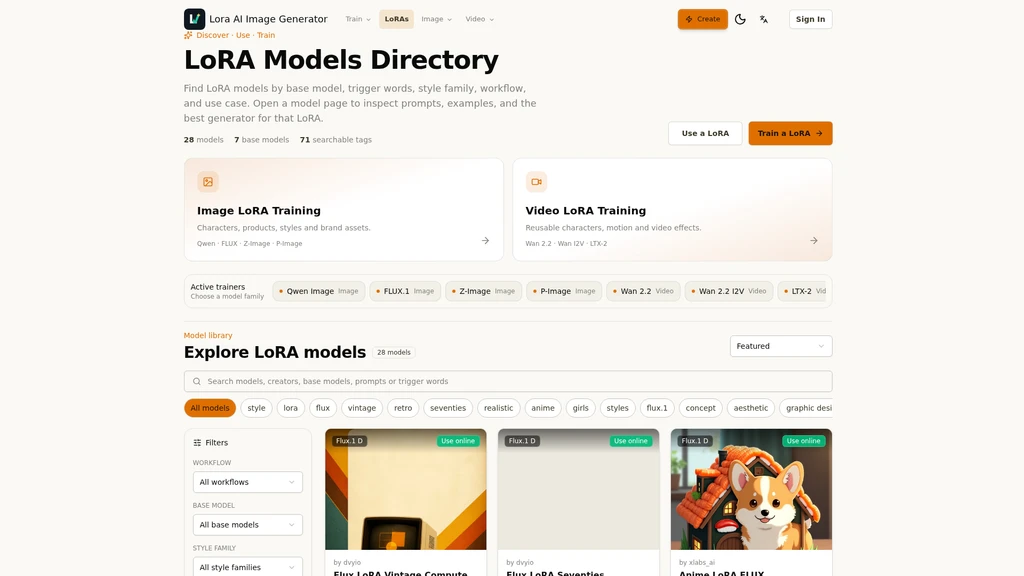LoraAI.pro - Screenshot 2