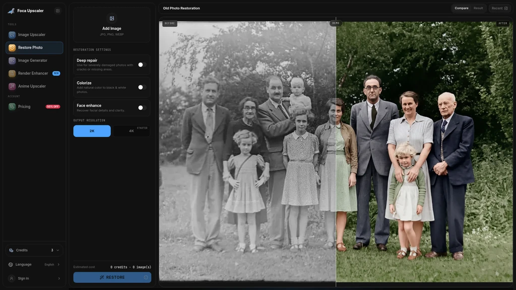 Foca Upscaler - Screenshot 3
