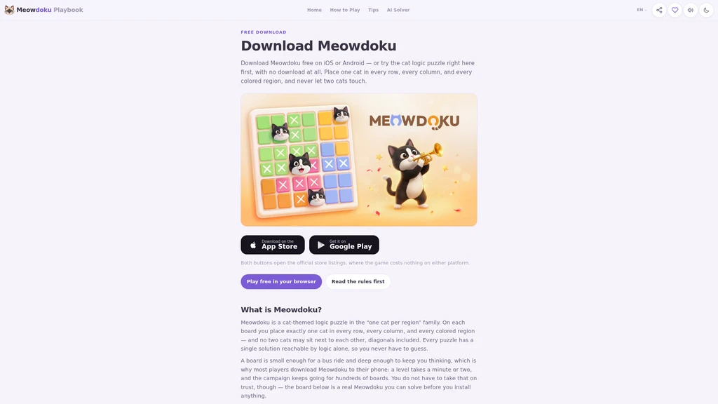 Meowdoku - Screenshot 3