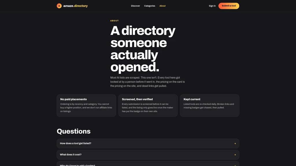 amaze.directory - Screenshot 3