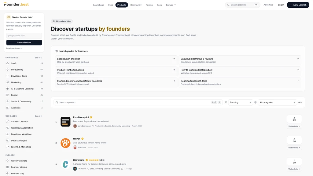 Founder.best - Screenshot 2