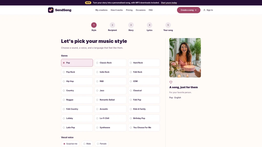 SendSong - Screenshot 2